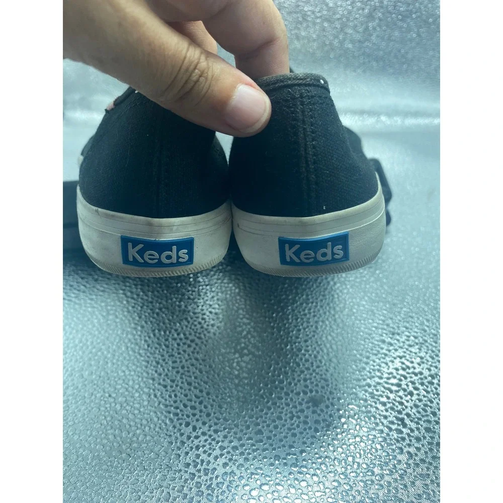 Keds Womens Empower Rainbow Slip On Sneakers Black Canvas Dream Foam Size 7